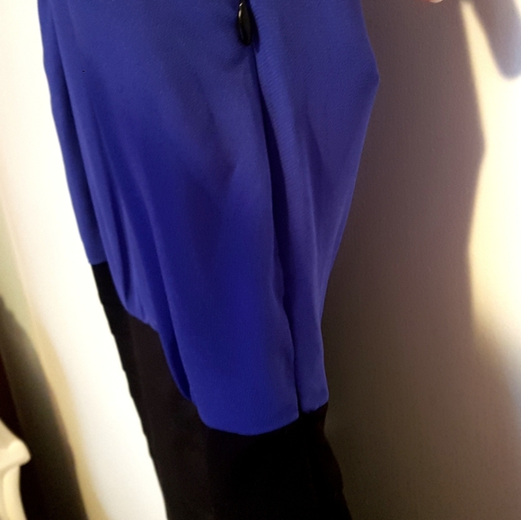 NEW Blue /black fitted dress - Picture 6 of 7